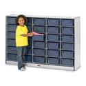 Media Cart - Lockable - Black
