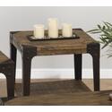 Timber Elm Finished Square End Table 