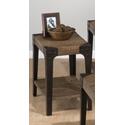 Timber Elm Finished Chairside Table 