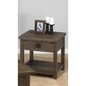 Sylvan Elm Finished Square End Table 