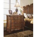 Bedside Chest W-marble Top