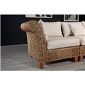 Seagrass Corner Section Chair
