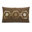 Roth Sequin Honeycomb Pattern Pillow