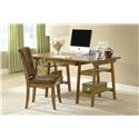 Parkglen Desk Set- Medium Oak