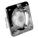Jabsco Flush Mount Water Pressure Regulator 45psi - Chrome