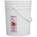 5 Gallon White Pail w/Handle
