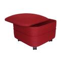 Square Fabric Storage Ottoman