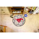 Southern Methodist Soccer Ball Rug
