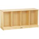 Stacking Open Lockers - 4 Sections