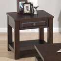 Ogden Oak Finished End Table 
