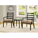 3-Pc. Set - 2 Accent Chairs and 1 Rectangle End Table