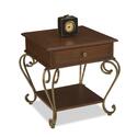 St. Ives End Table Cinnamon Cherry Finish