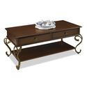 St. Ives Cocktail Table Cinnamon Cherry Finish