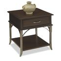 Bordeaux End Table Espresso Finish