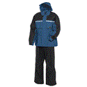 Onyx 9040 Adult PVC/Nylon Rainsuit - Large Midnight Blue/Black