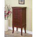 Louis Philippe Marquis Cherry Jewelry Armoire