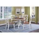 5 Piece Round Pedestal Dining Set