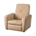Tan microfiber Gaming Chair & Ottoman