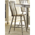 Al Fresco Slat Back Counter Height Chair