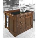Aspen Kitchen Island w/hidden drop leaf support/granite top