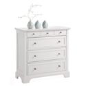Naples Drawer Chest with White Finish