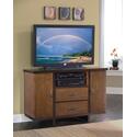 Geo Compact Credenza with Walnut Finish