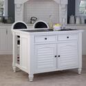 Bermuda Kitchen Island & Two Stools