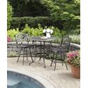 Biscayne 3 Piece Bistro Set With Bistro Table And 2 Swivel Stools