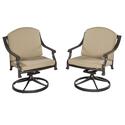 Covington Cushioned Swivel Chair