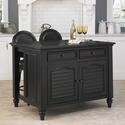 Bermuda Kitchen Island & Two Stools