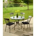 Glen Rock Marble 5 PC Dining Set