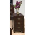 Garnett Cherry Finished Chairside Table 