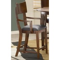 Ascot Merlot Armless  Barstool