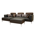 Modern Black Ottoman