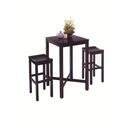 Bar Table With Veneer Top & Bar Stools