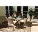 Grenada 5 Piece Square Dining Set with Side Chairs