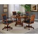 Kingston 5 Piece Game Set With Leather Back Game Chair
