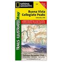 National Geographic Buena Vista Collegiate Peaks # 129 Colorado