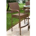 Grenada Patio Barstool with Arms