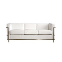 White Le Corbusier Petite Sofa
