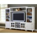 Grand Bay Large Entertainment Wall Unit- White