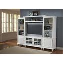 Grand Bay Small Entertainment Wall Unit- White