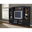 Grand Bay Small Entertainment Wall Unit- Black