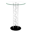 Chardonnay Bar Table - Tempered Glass