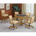 Classic Oak 5 Piece Game Table Set