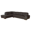 Diana Dark Brown Sectional Sofa