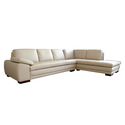 Diana Beige Sofa/Chaise Sectional