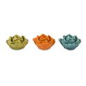 Set of 3 Chelan Flower Candle Holders in Gift Box