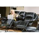 Torino Leather Console Loveseat