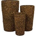 Maiya Oversized Woven Planters - Set of 3